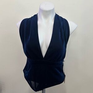 BLUE SUPER DOWN BODYSUIT